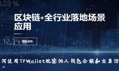 如何使用TPWallet观察他人钱包余额和交易信息